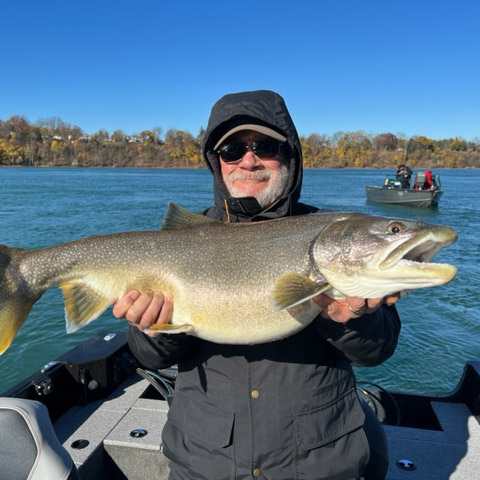 Niagara River Lake Trout - On The Water