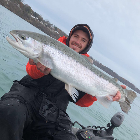 Fishing for Brown Trout and Steelhead on the High and Mighty Niagara River